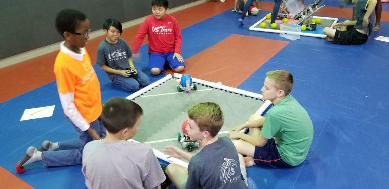 Robotics Fun Hour at U.S. Tigers Summer Camp